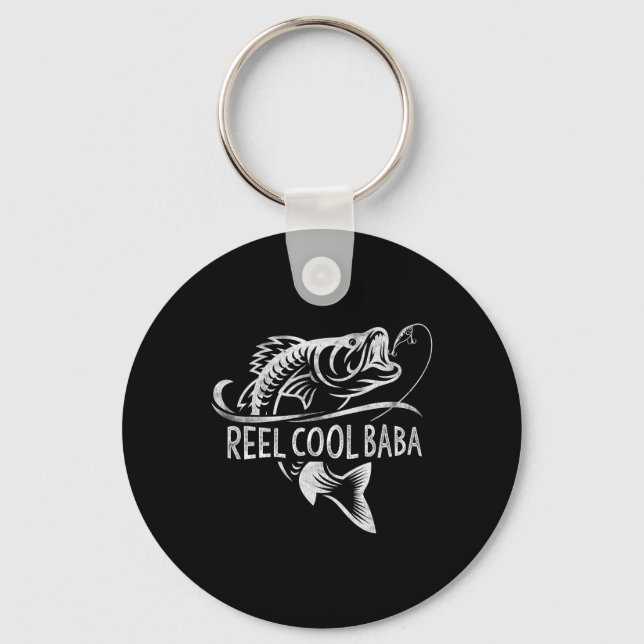 Chaveiro Presentes de pesca para o Baba muito fixes Baba Di (Frente)