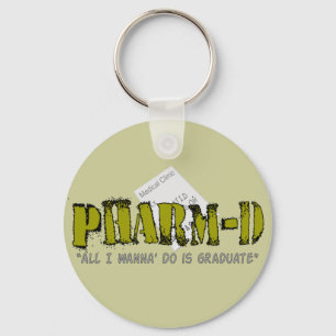Chaveiro Presentes de Pharm-D (estudante da farmácia)