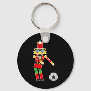 Chaveiro Presentes de quebra-nozes de futebol de Natal Flos