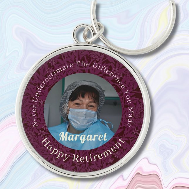 Chaveiro Presentes de Reforma de Enfermeiros Felizes Person (Nurse Retirement Gifts)