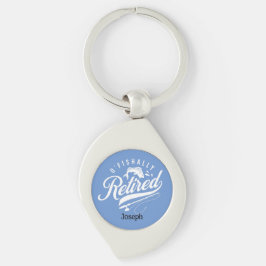 Chaveiro Presentes De Reforma. Pescador/mulher. Nome editáv