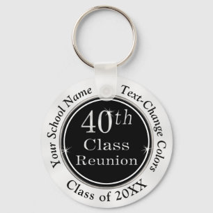 Chaveiro Presentes de Reunião de 40 Classes Personalizadas