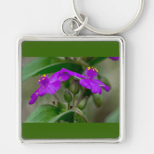 Chaveiro Presentes de Roupas de Gêmeas de Flor Silvestre Tr