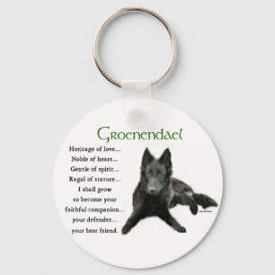 Chaveiro Presentes de Sheepdog Belgas do Groenendael