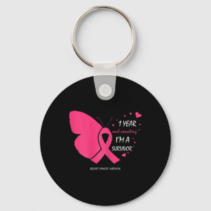 Chaveiro Presentes De Sobrevivência Rosa Isentos De Cancer
