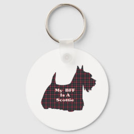 Chaveiro Presentes de Terrier BFF escoceses