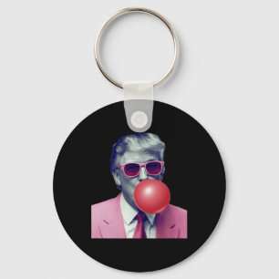 Chaveiro Presentes Divertidos Trump Bubble Gum Yum