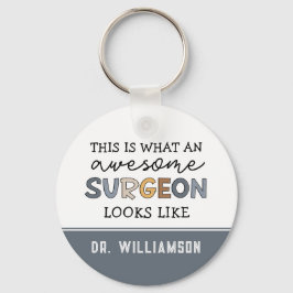 Chaveiro Presentes do cirurgião sofisticado surpreendente c