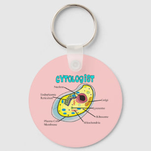 Chaveiro Presentes do desenho da pilha humana do Cytologist