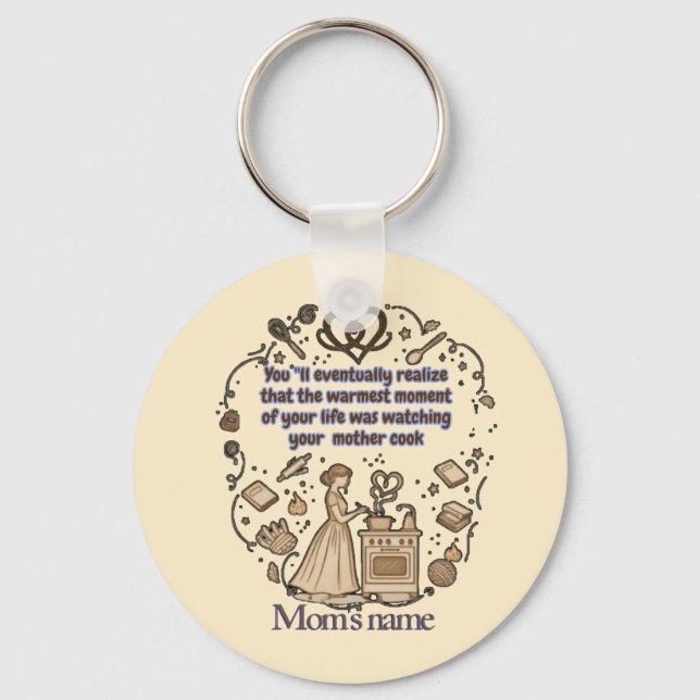 Chaveiro presentes do dia das mães (Frente)