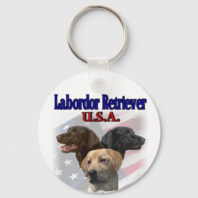 Chaveiro Presentes do Labrador Retriever (Frente)