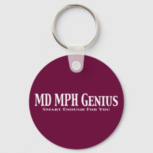 Chaveiro Presentes do MD MPH Genius