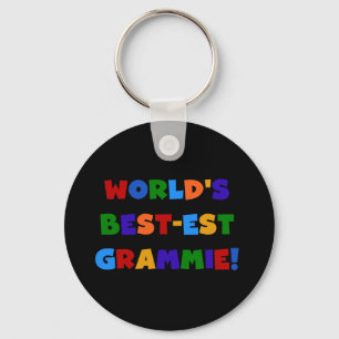 Chaveiro Presentes do Melhor-est Grammie do mundo brilhante