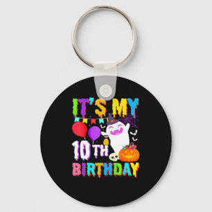 Chaveiro Presentes do meu 10º aniversário Fantasma Abóbora 