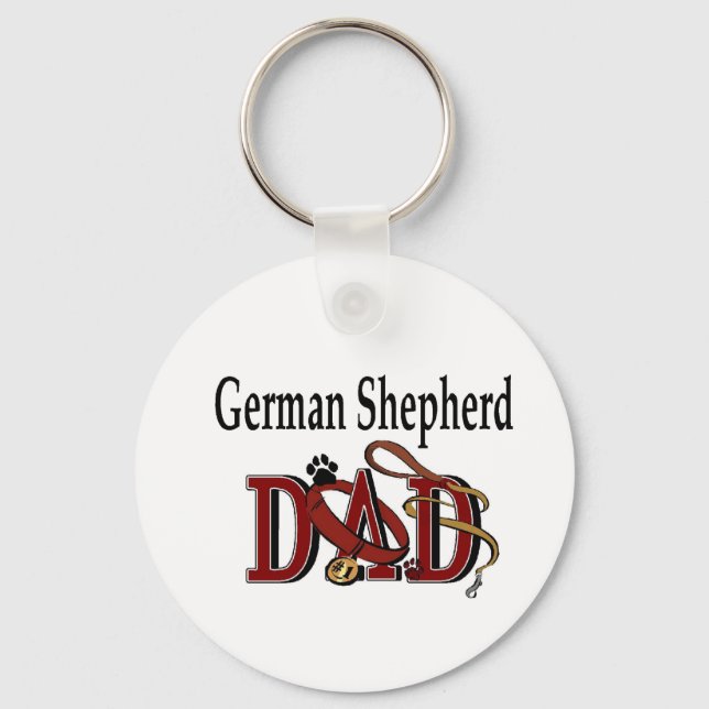 Chaveiro Presentes do Pai do german shepherd (Frente)