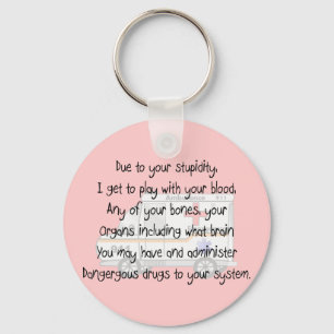 Chaveiro Presentes do paramédico para homens & mulheres