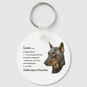 Chaveiro Presentes do Pinscher do Doberman