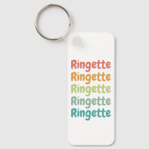 Chaveiro Presentes do Retro Ringette Retro Ringette em Cute