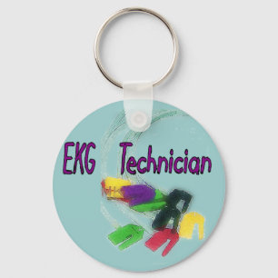 Chaveiro Presentes do técnico de EKG