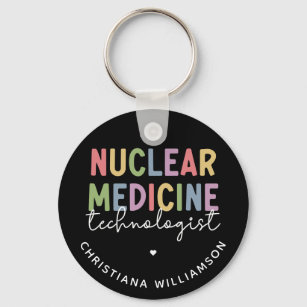 Chaveiro Presentes do tecnólogo de Medicina Nuclear Persona