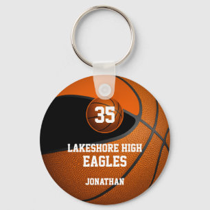 Chaveiro Presentes do time de basquetebol masculino negro e