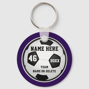 Chaveiro Presentes do Time de Futebol Roxo ou SUAS CORES e 