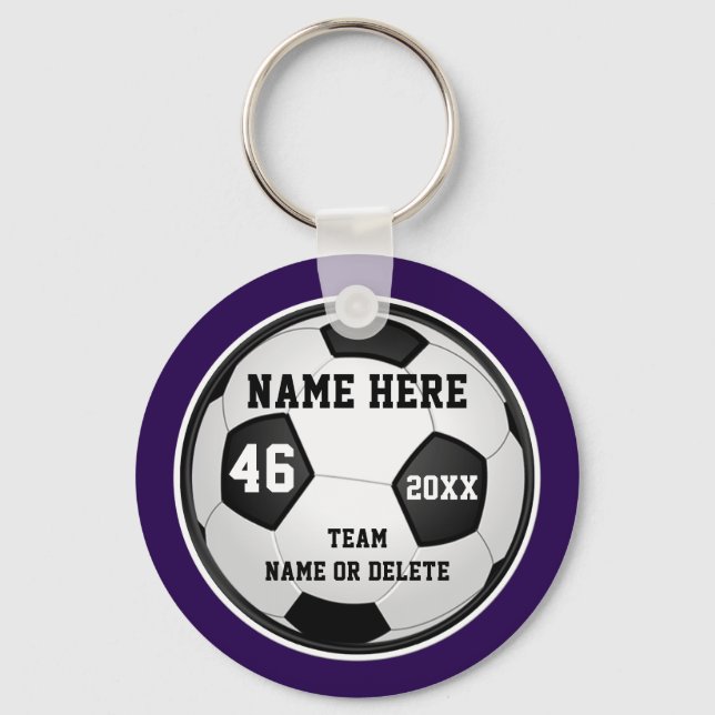 Chaveiro Presentes do Time de Futebol Roxo ou SUAS CORES e  (Frente)