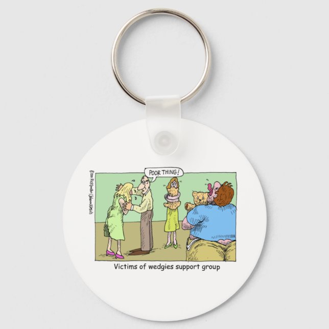 Chaveiro Presentes e Coleções de Cartoon do Grupo de Apoio  (Frente)