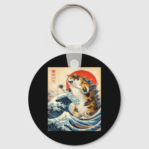 Chaveiro Presentes engraçados de arte japonesa de gato Catz