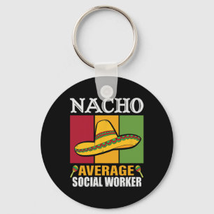 Chaveiro Presentes engraçados de trabalhador social não méd