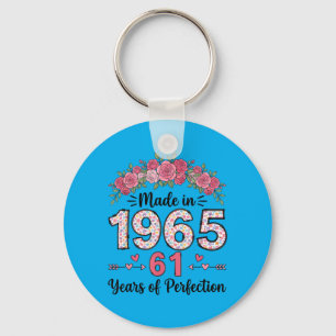 Chaveiro Presentes Florais Feitos Em 1965 Para Mulheres De
