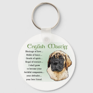 Chaveiro Presentes ingleses da arte do Mastiff