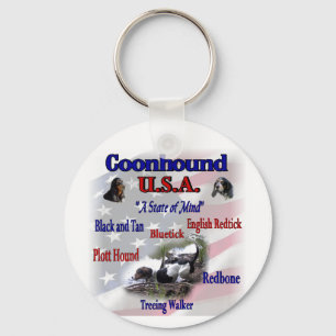 Chaveiro Presentes para Amantes de Coonhound