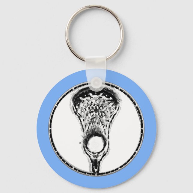 Chaveiro Presentes para Equipe de Lacrosse (Frente)