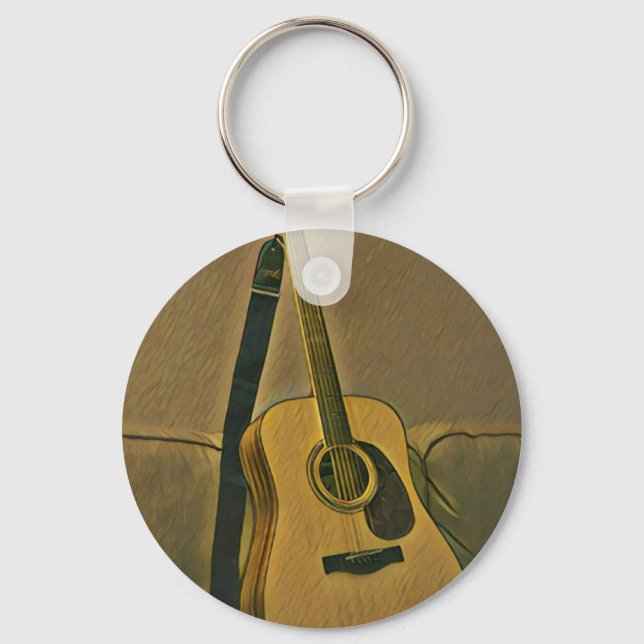 Chaveiro Presentes para guitarristas (Frente)