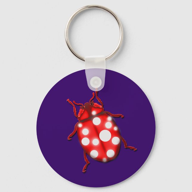 Chaveiro Presentes para jardinagem Lady Bug Ladybird (Frente)