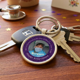 Chaveiro Presentes Personalizados de Aposentadoria Feliz de