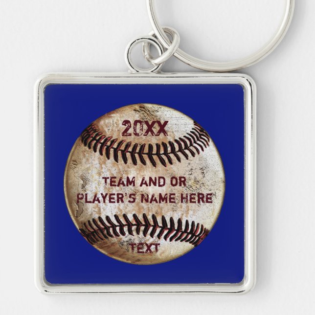Chaveiro Presentes Personalizados de Beisebol, para Idosos, (Frente)