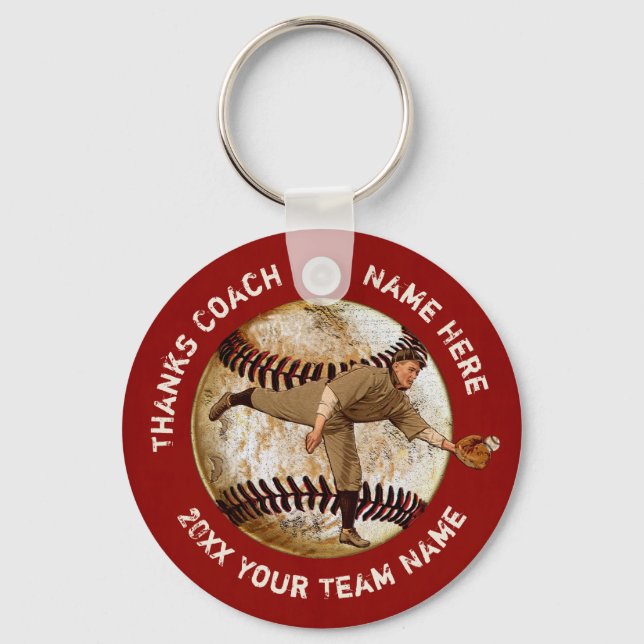 Chaveiro Presentes Personalizados de Equipe de Beisebol com (Frente)