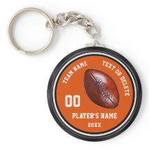Presentes Personalizados de Futebol Laranja, Preto