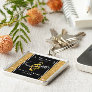 Chaveiro Presentes personalizados de música para ela, mús