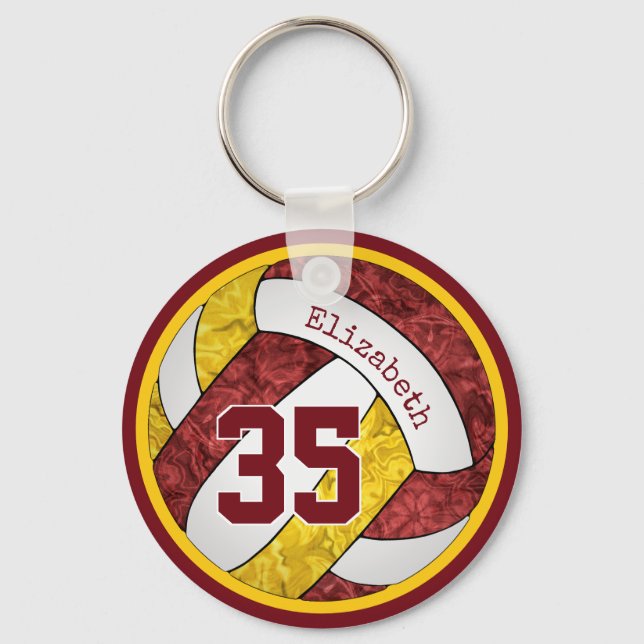 Chaveiro presentes personalizados de vôlei para raparigas d (Frente)