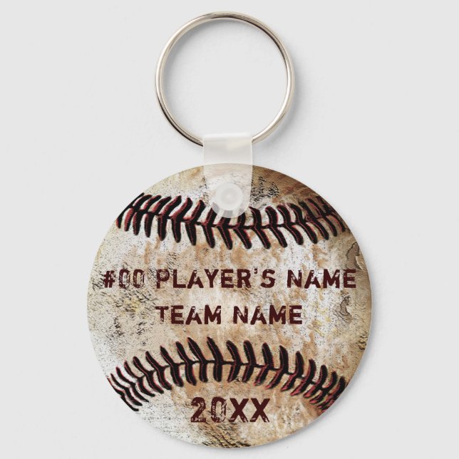 Chaveiro Presentes Personalizados e Baratos de Beisebol par (Frente)
