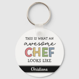 Chaveiro Presentes personalizados incríveis de chef | Melho