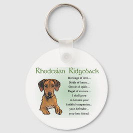 Chaveiro Presentes Ridgeback da Rodésia