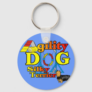Chaveiro Presentes Silky_Terrier_Agilidade