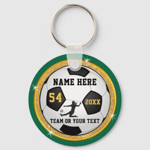 Chaveiro Presentes verdes e Dourados personalizados do