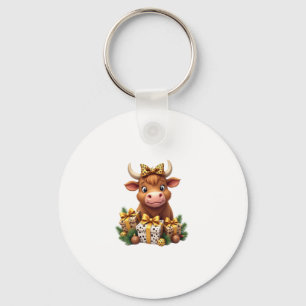 Chaveiro Presépio de Vaca das Terras Altas Natal Vaca das T