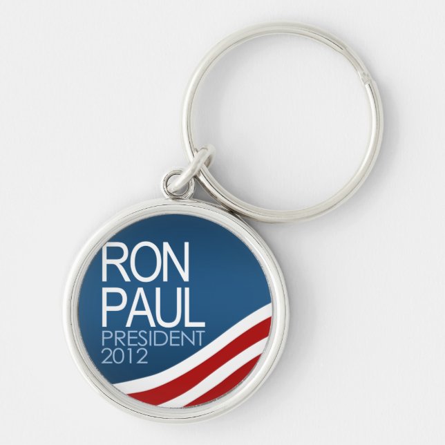Chaveiro Presidente 2012 de Ron Paul (Frente)