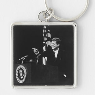 Chaveiro Presidente americano John Kennedy em Conferência d
